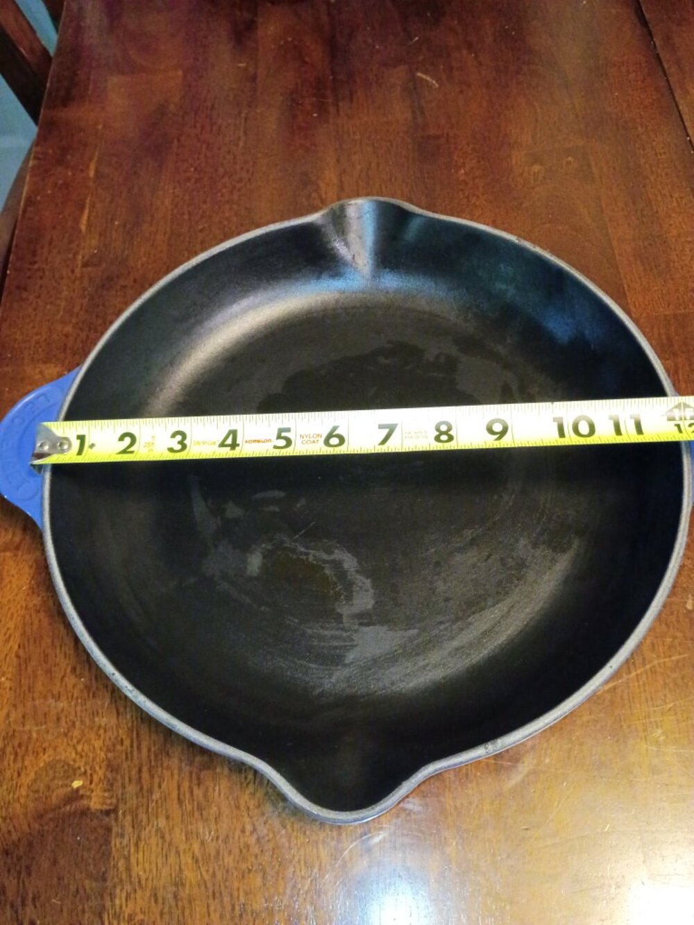 Le Creuset 30 Cobalt Blue Enameled Cast Iron Skillet – 11.75" / 30 cm - Picture 3 of 3